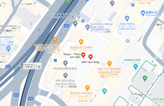 Japan Office map